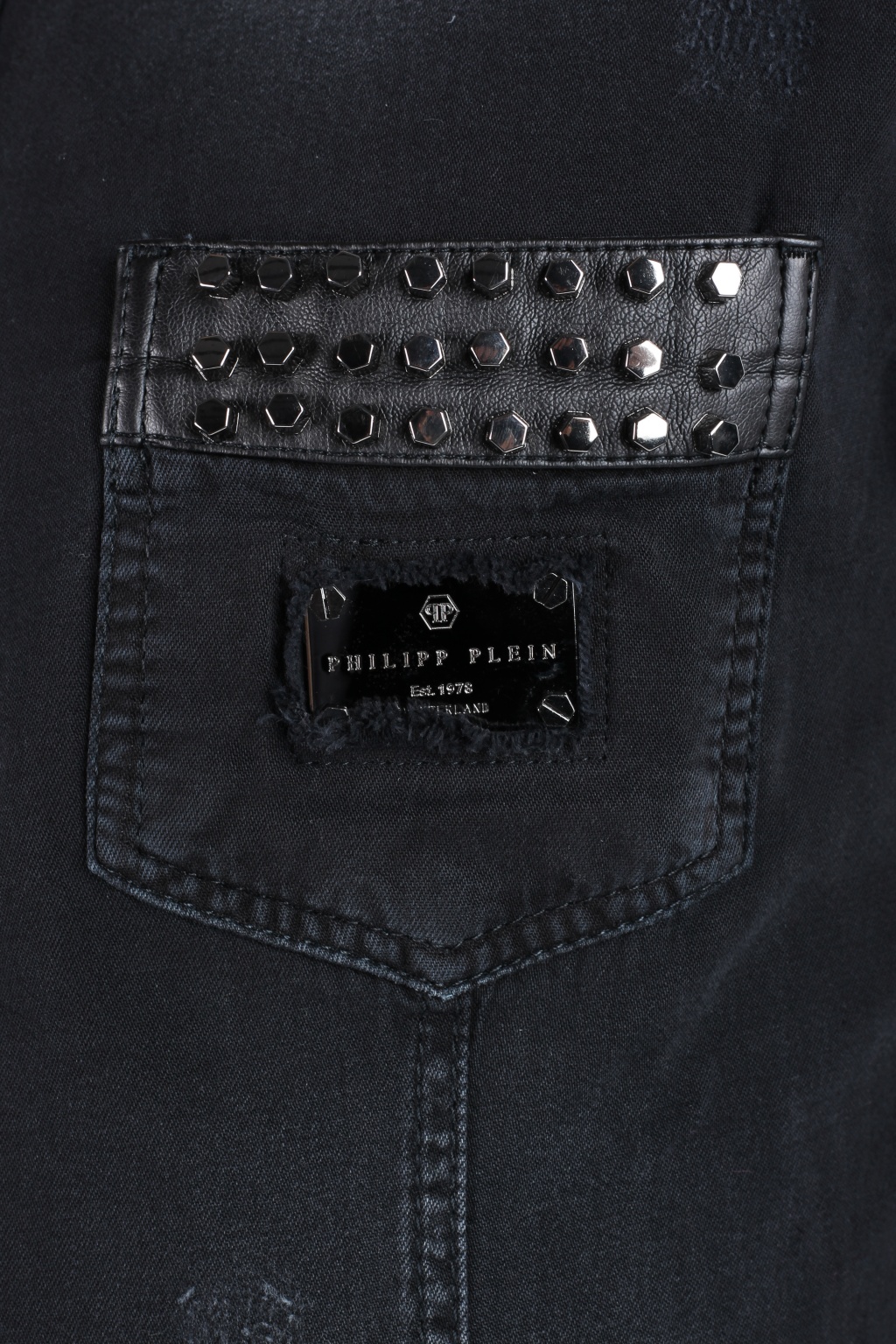 Philipp plein denim shirt new arrivals